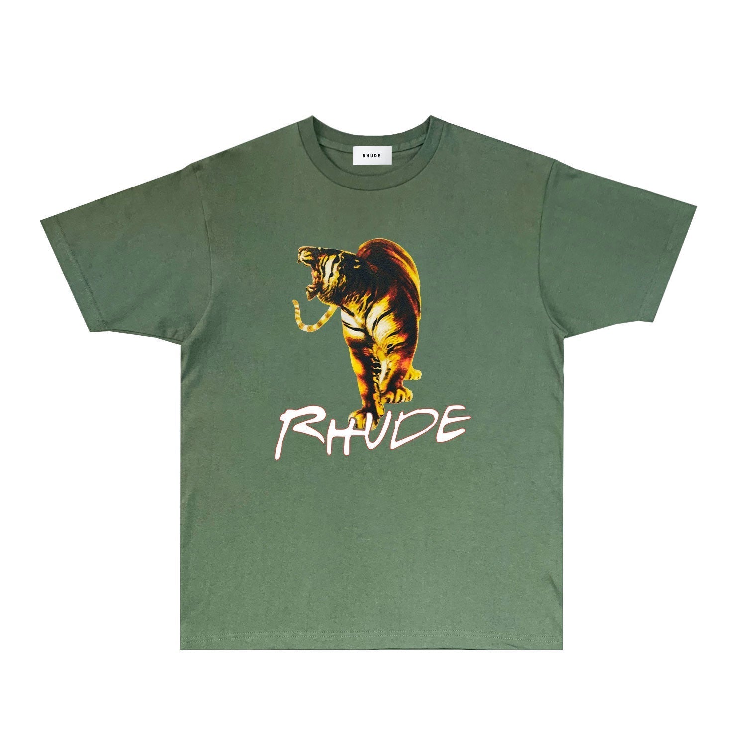 Rhude T Shirts Printed Trendy Pure Cotton