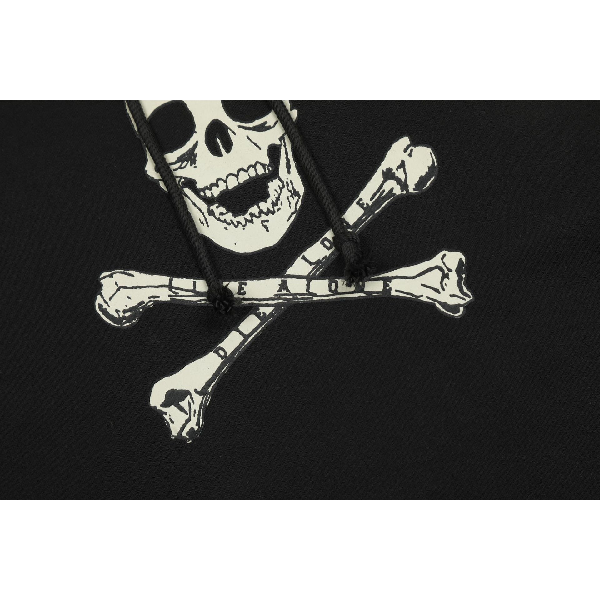 Vlone Hoodie Autumn and Winter Skull Big V Letter