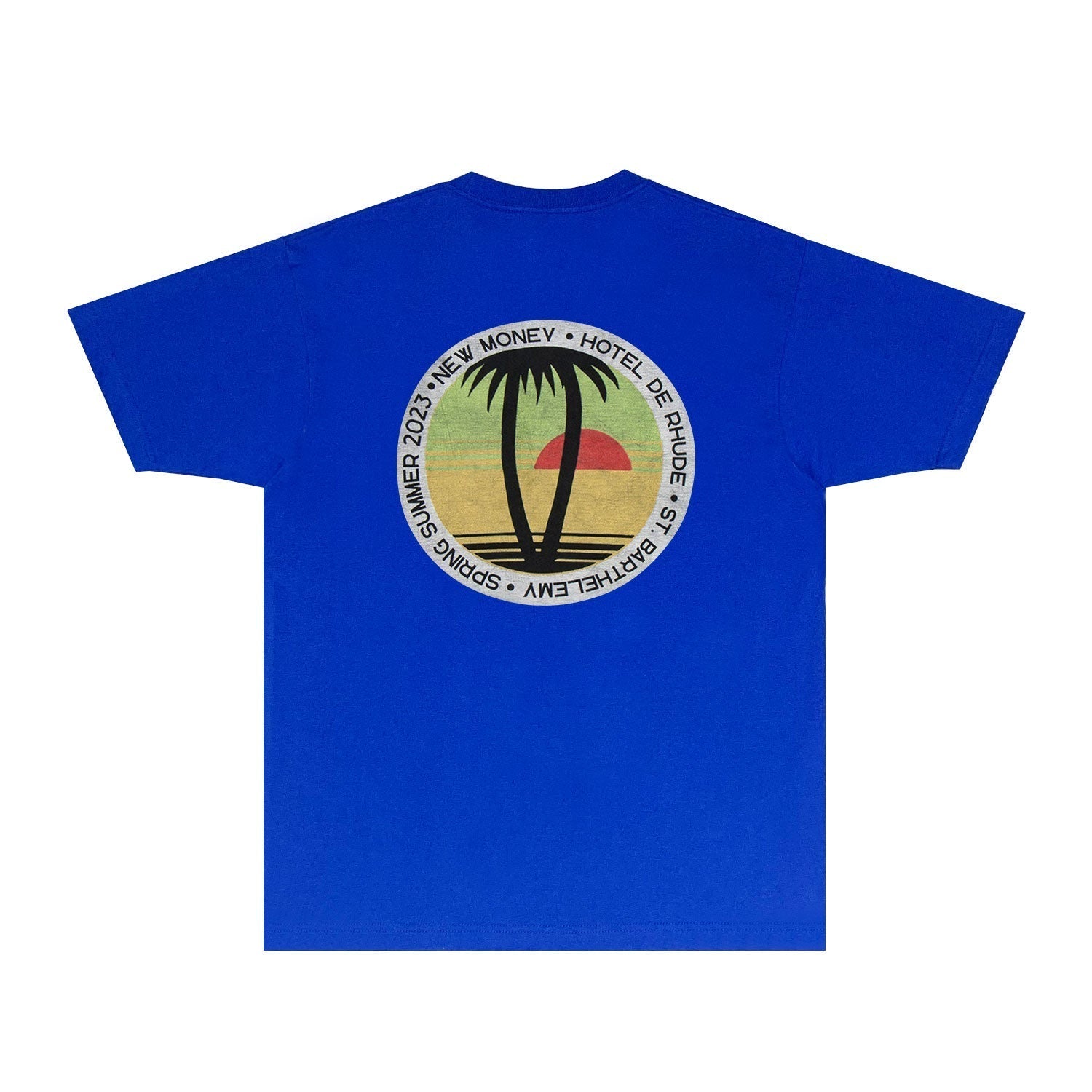 Rhude T Shirts Printed Trendy Pure Cotton