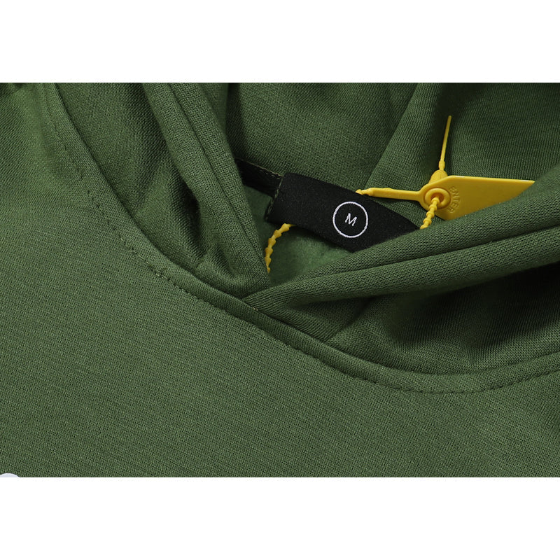 Kanye West Sunday Service Hoodie Autumn And Winter Smiley Printing Plus Velvet Hoodie