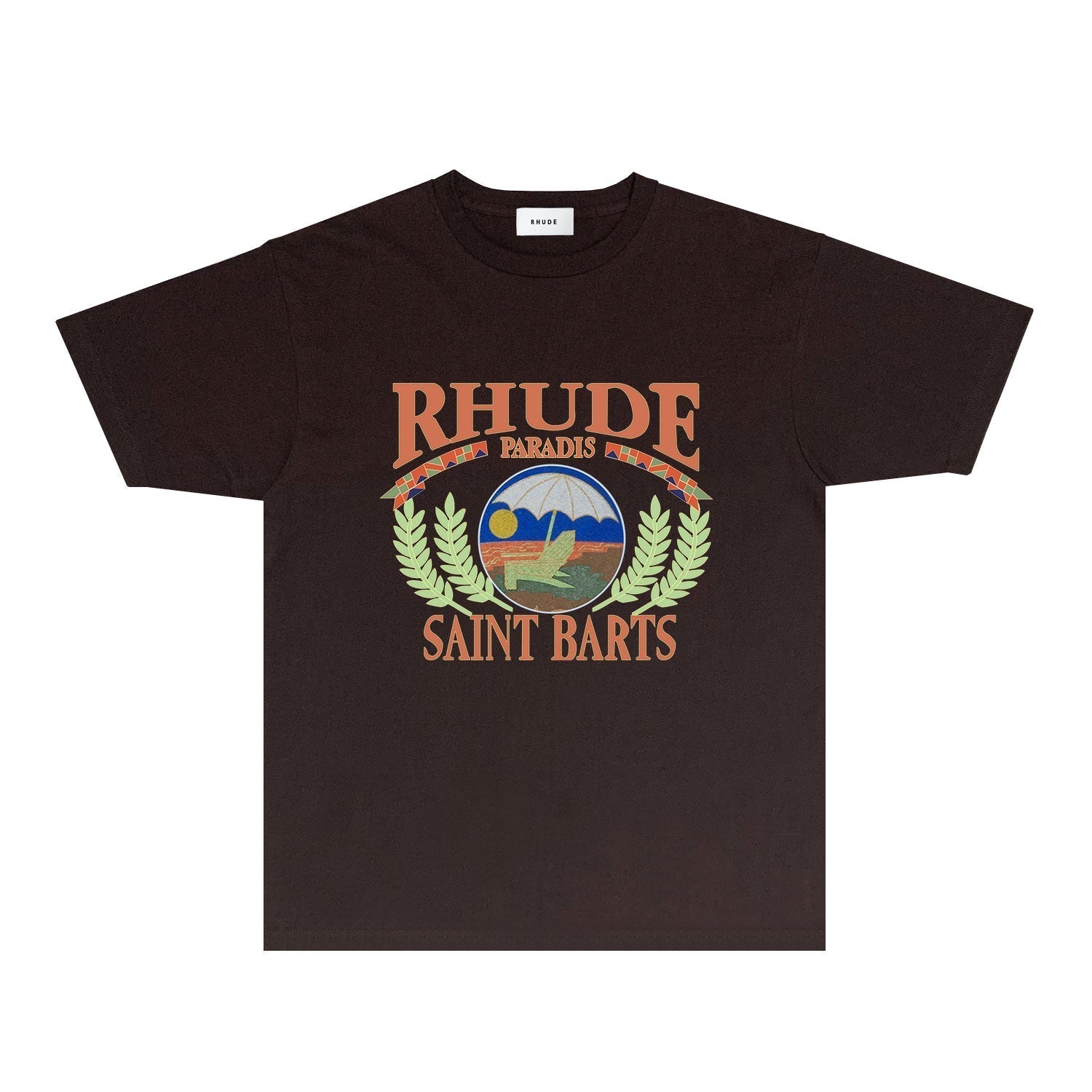 Rhude T Shirts Printed Trendy Pure Cotton
