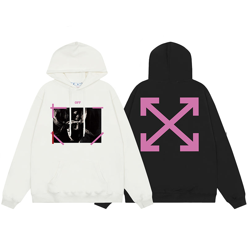 OFF WHITE Hoodie Trendy Street Style Personalized Cotton