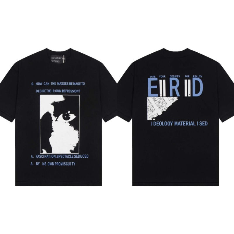 ERD T Shirts Printed Pure Cotton Loose Short Sleeve T-shirt