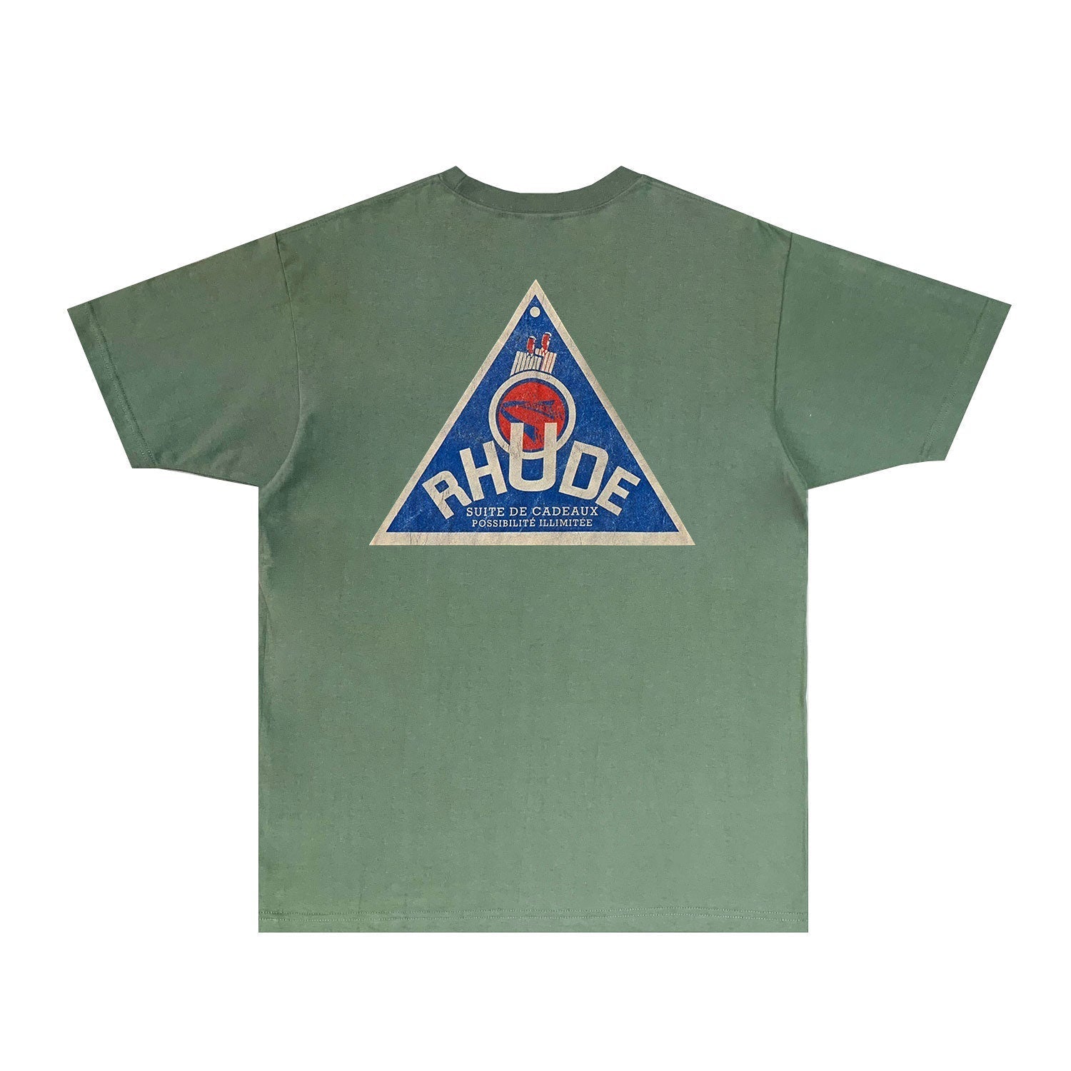 Rhude T Shirts Printed Trendy Pure Cotton