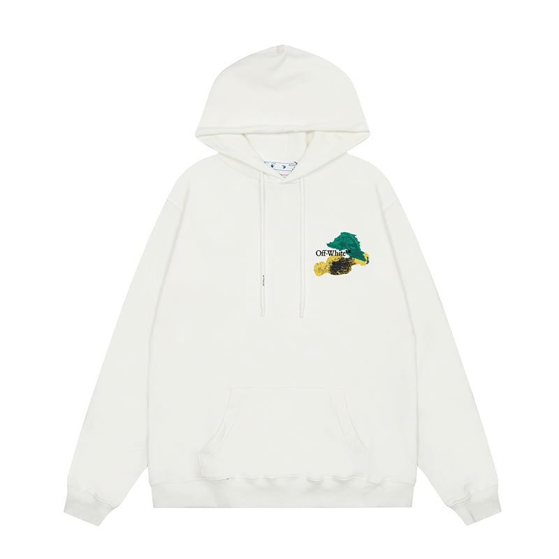 OFF WHITE Hoodie Trendy Street Style Personalized Cotton