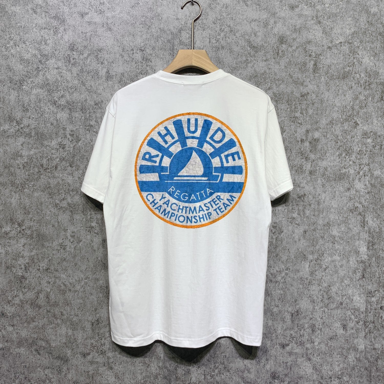 Rhude T Shirts Printed Trendy Pure Cotton