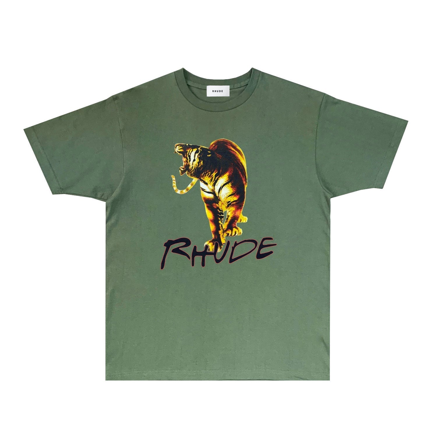 Rhude T Shirts Printed Trendy Pure Cotton