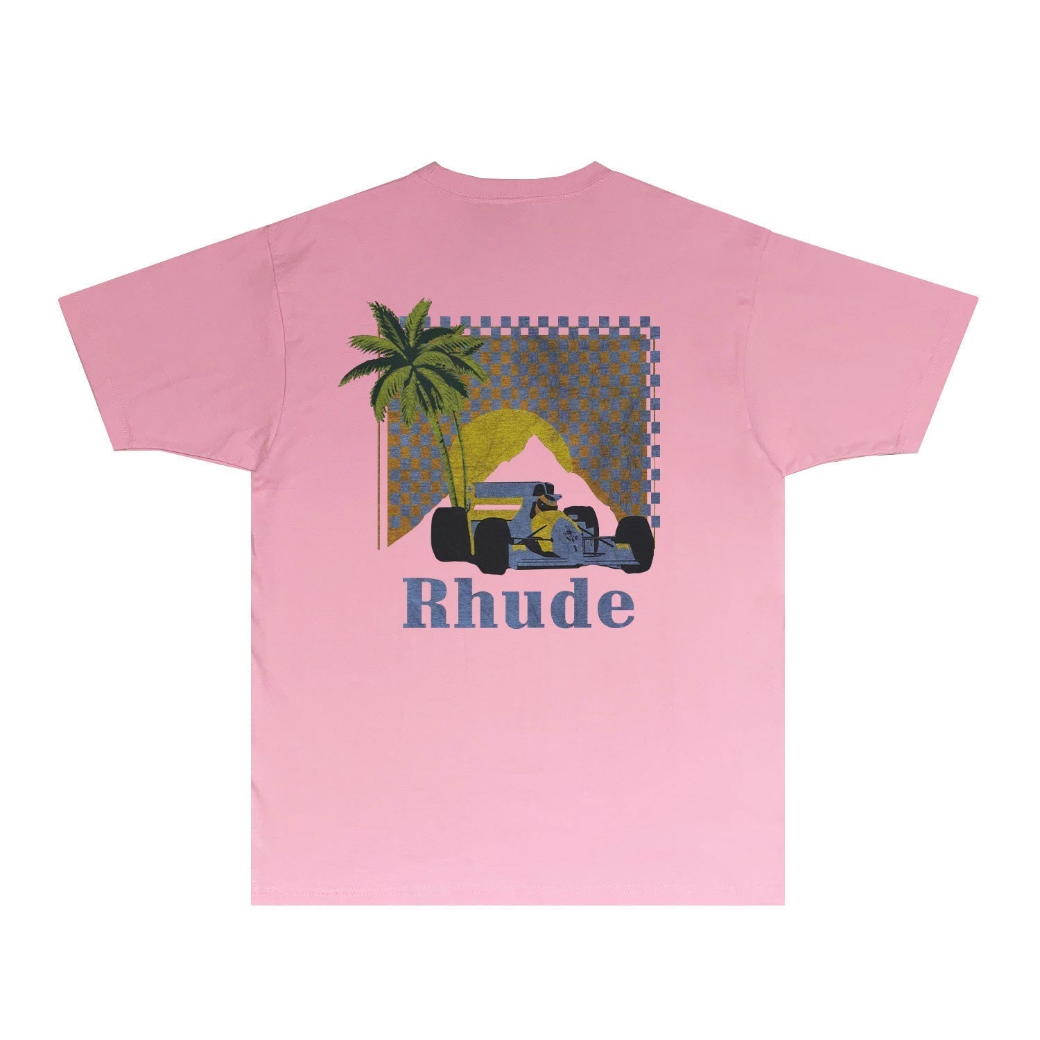 Rhude T Shirts Printed Trendy Pure Cotton