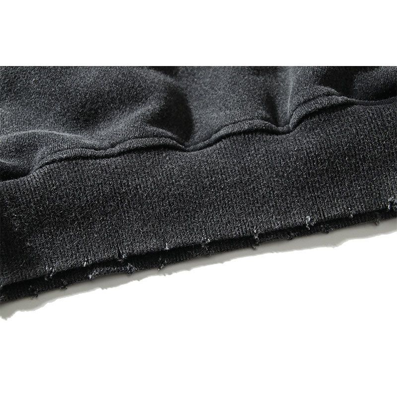 Kanye West Sunday Service Hoodie Autumn And Winter Embroidery Distressed Cut Damaged Hooded Sweater