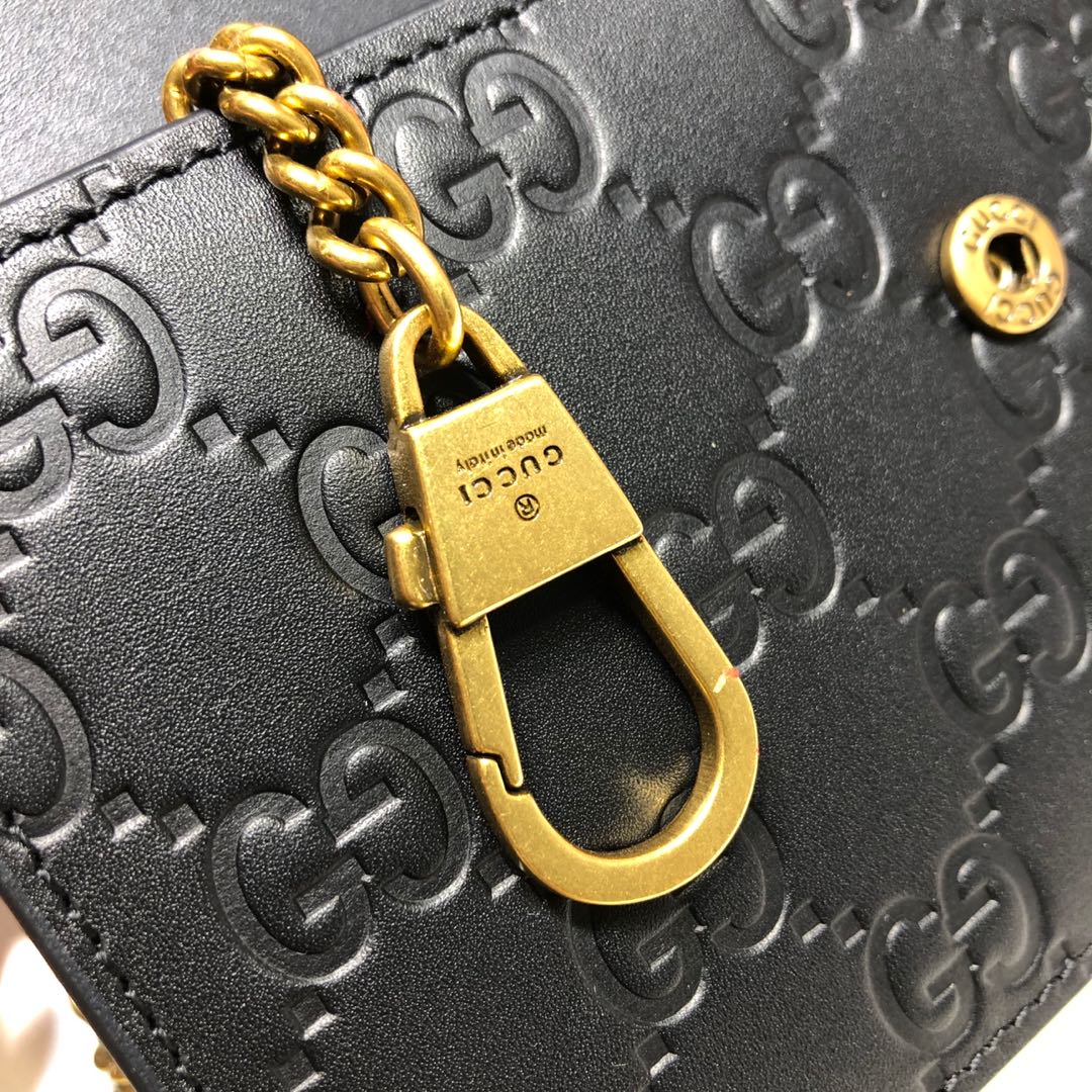 ＧＣＣＩGUCCISSIMA CHERRY CHAIN MINI SHOULDER BAG BLACK