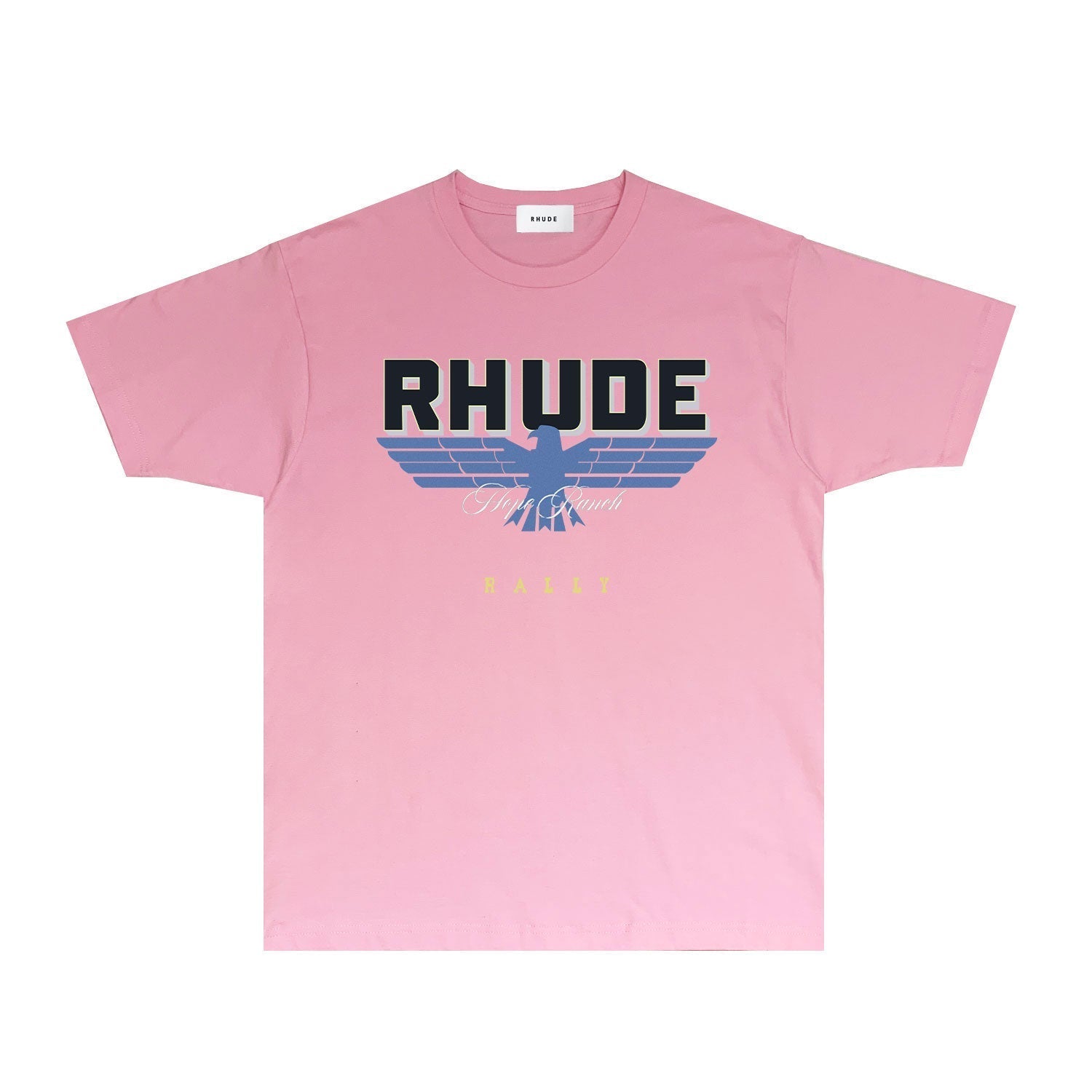 Rhude T Shirts Printed Trendy Pure Cotton