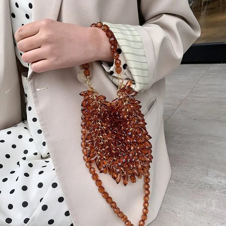 Classic Beaded Bridal Banquet Handbag