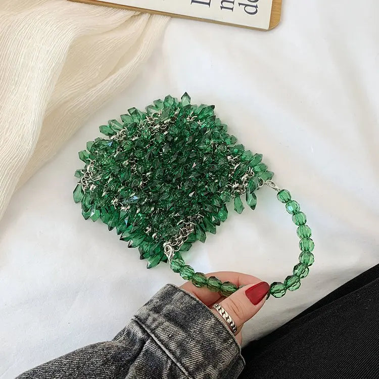 Classic Beaded Bridal Banquet Handbag