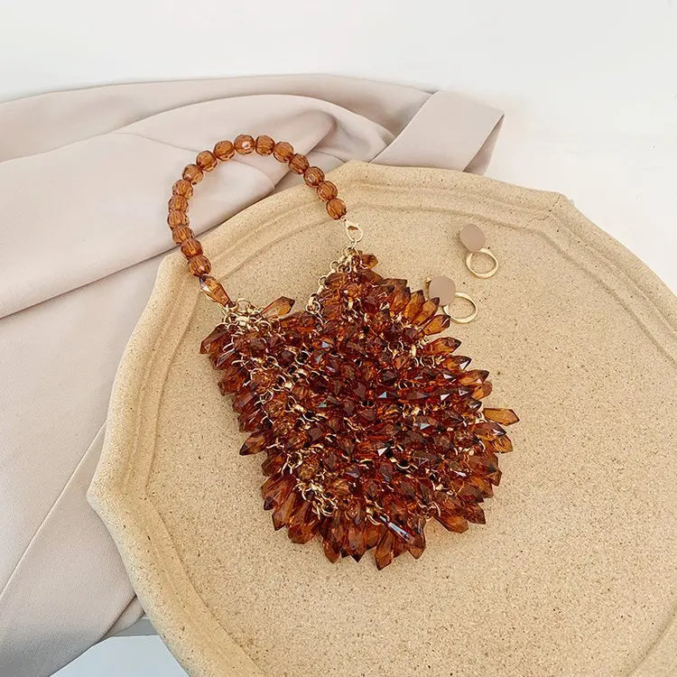 Classic Beaded Bridal Banquet Handbag