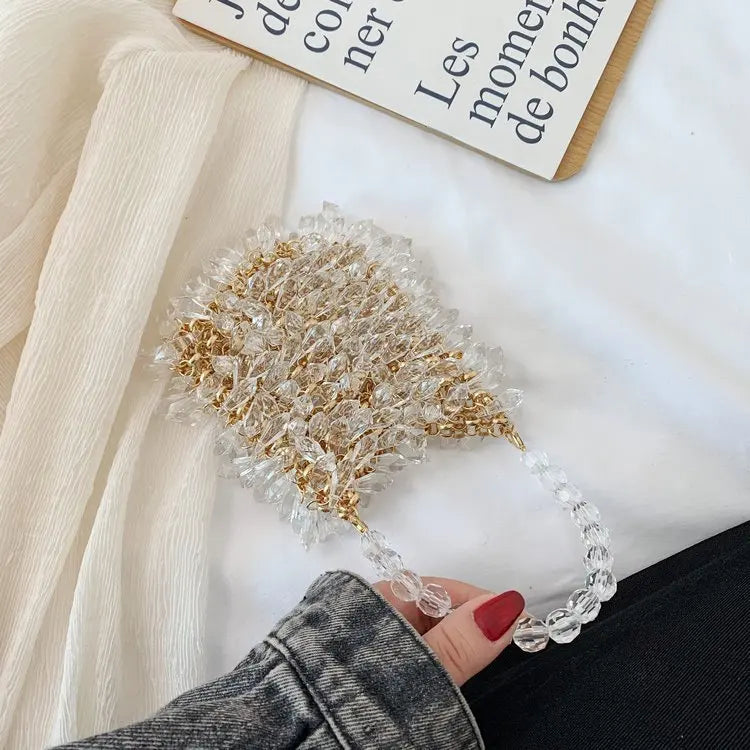 Classic Beaded Bridal Banquet Handbag