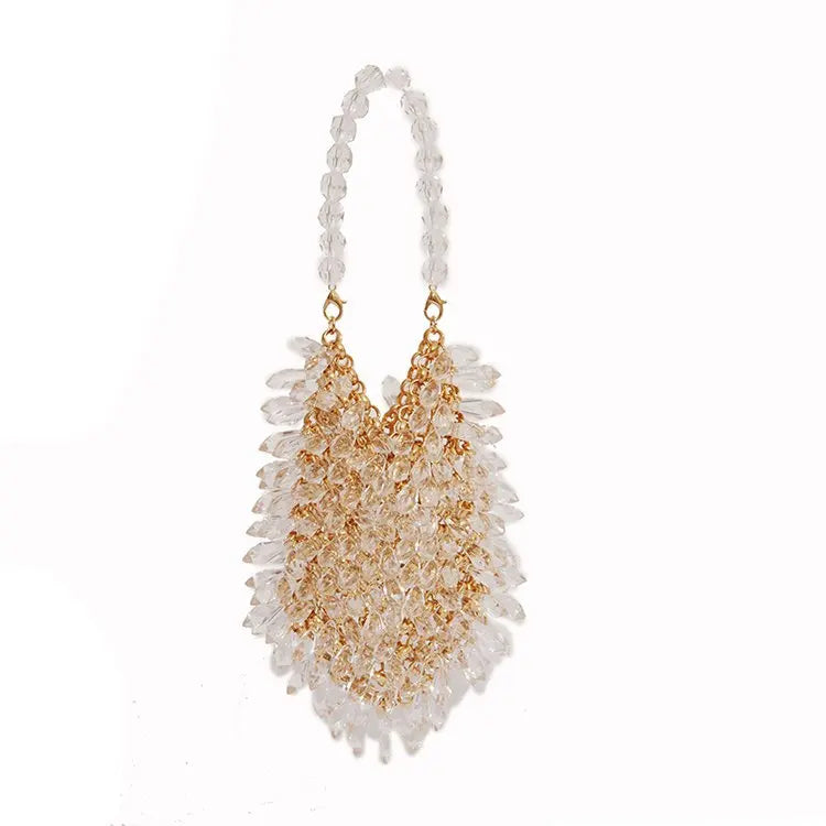 Classic Beaded Bridal Banquet Handbag