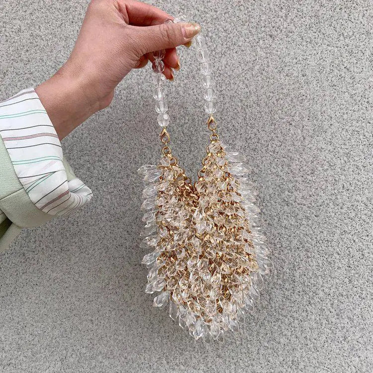 Classic Beaded Bridal Banquet Handbag