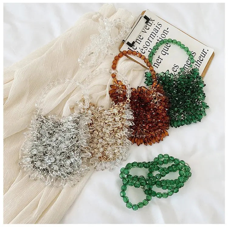 Classic Beaded Bridal Banquet Handbag