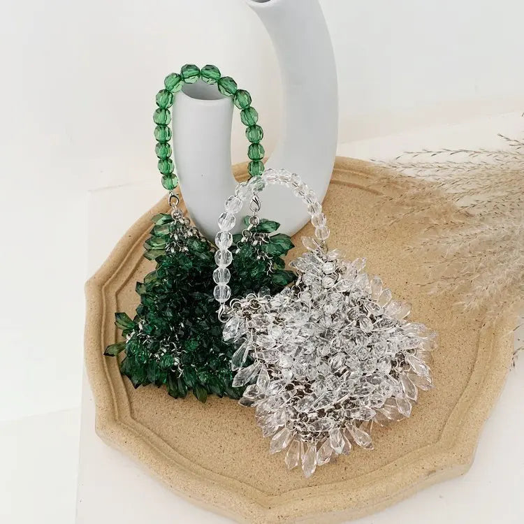 Classic Beaded Bridal Banquet Handbag