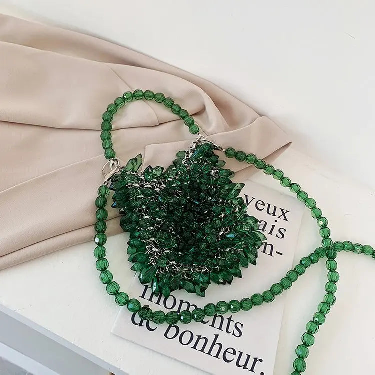 Classic Beaded Bridal Banquet Handbag