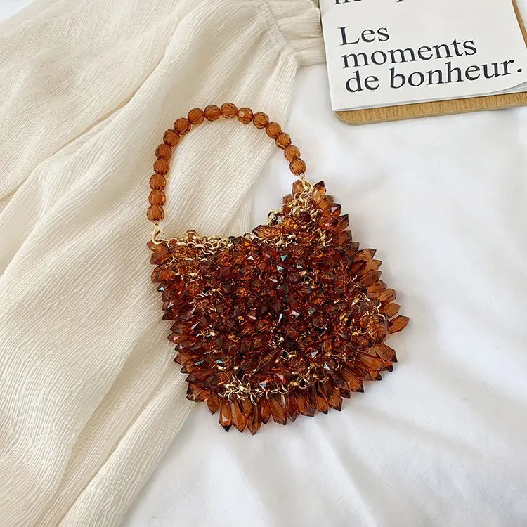 Classic Beaded Bridal Banquet Handbag