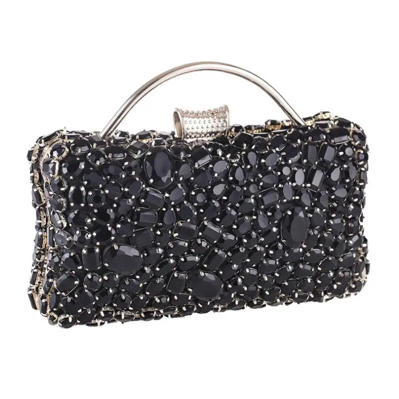 Crystal Rhinestone Wedding Beaded Clutch