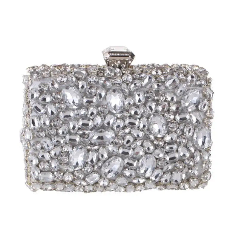 Crystal Rhinestone Wedding Beaded Clutch