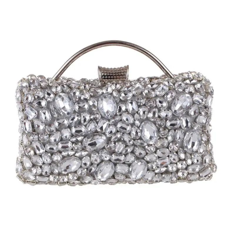 Crystal Rhinestone Wedding Beaded Clutch