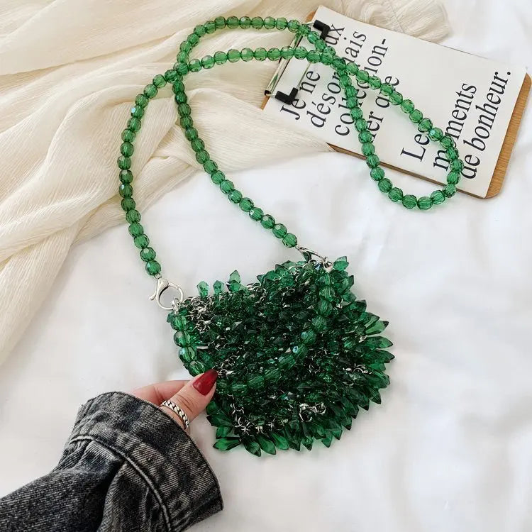 Classic Beaded Bridal Banquet Handbag