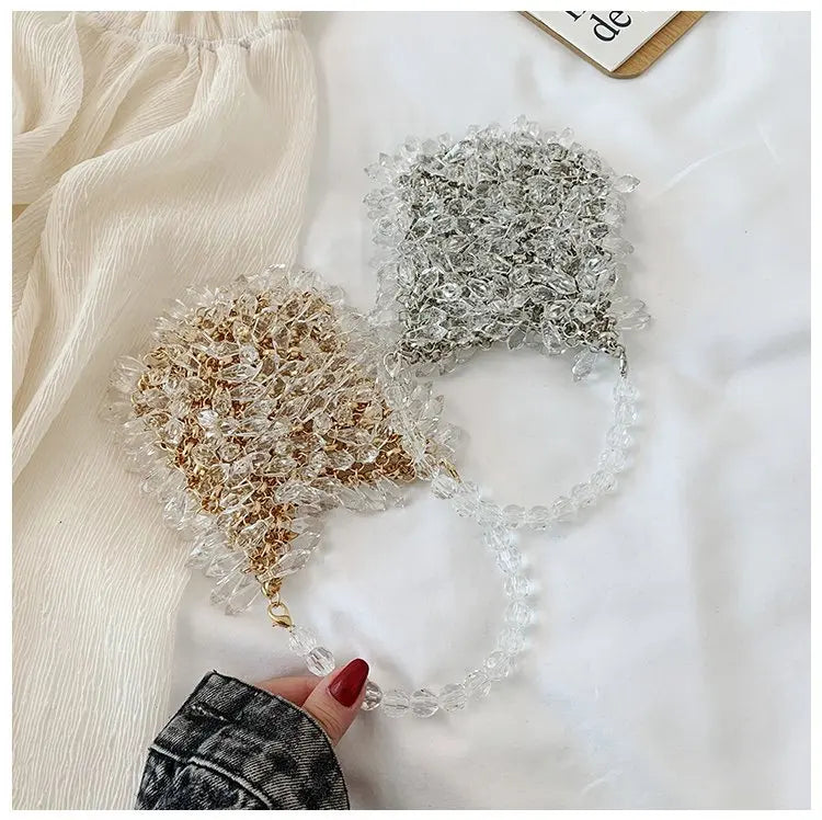Classic Beaded Bridal Banquet Handbag
