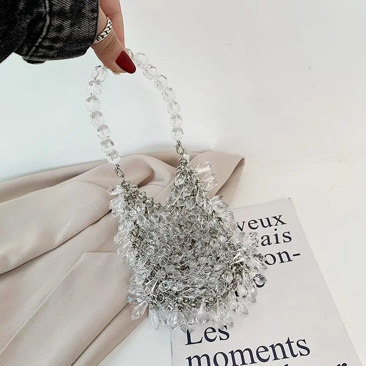 Classic Beaded Bridal Banquet Handbag