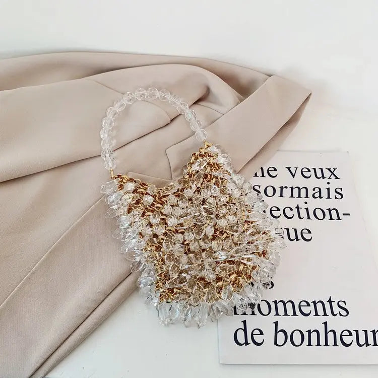 Classic Beaded Bridal Banquet Handbag