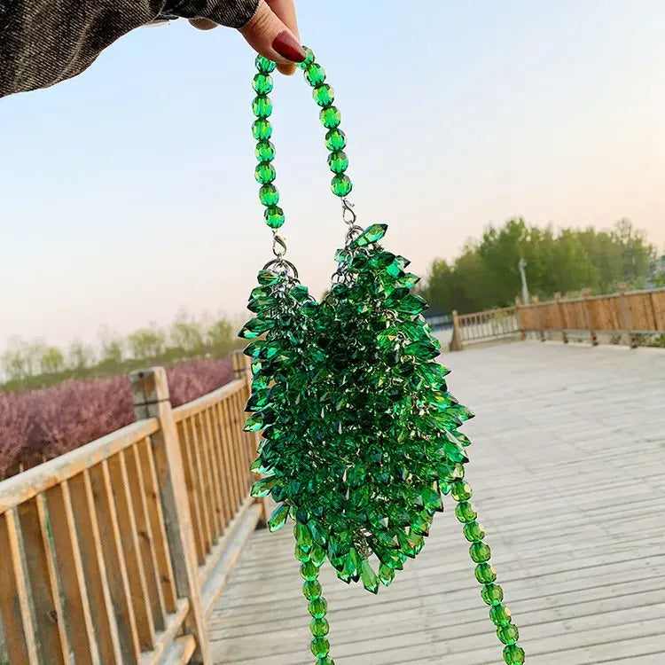 Classic Beaded Bridal Banquet Handbag
