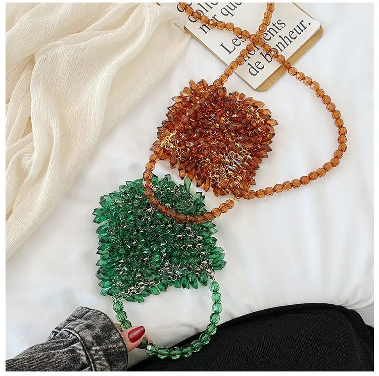 Classic Beaded Bridal Banquet Handbag