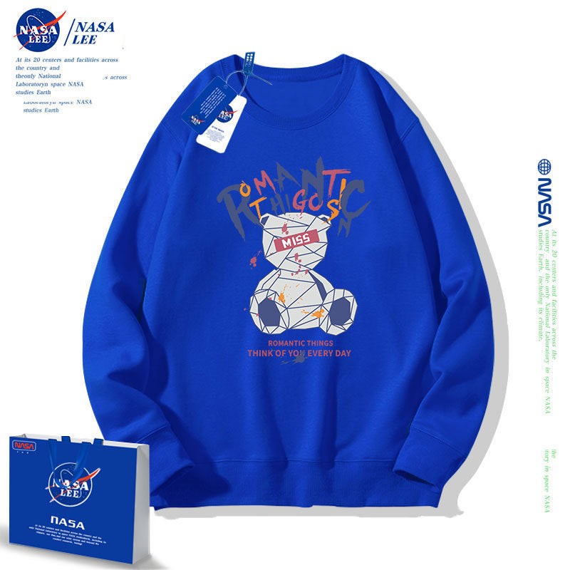 Nasa Children Hoodie Nasa Children'S Round Neck Sweater Spring And Autumn Loose