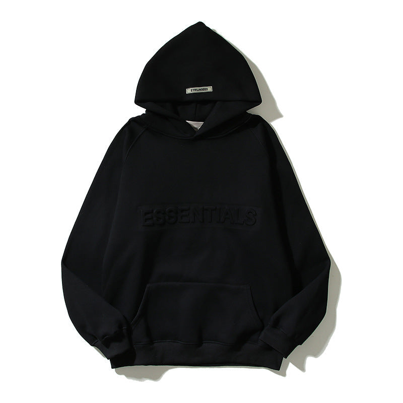 Kanye West Sunday Service Hoodie Fog Double-Line Embossed Autumn And Winter Hoodie