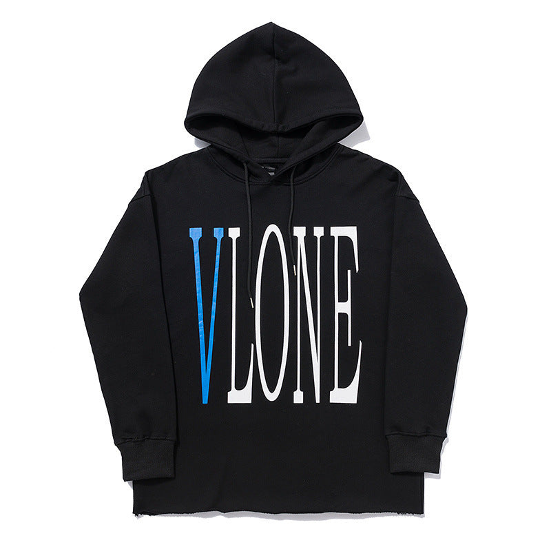 Vlone Snake Hoodie Fall Winter Coat Men'S And Women'S Loose Hooded Sweater