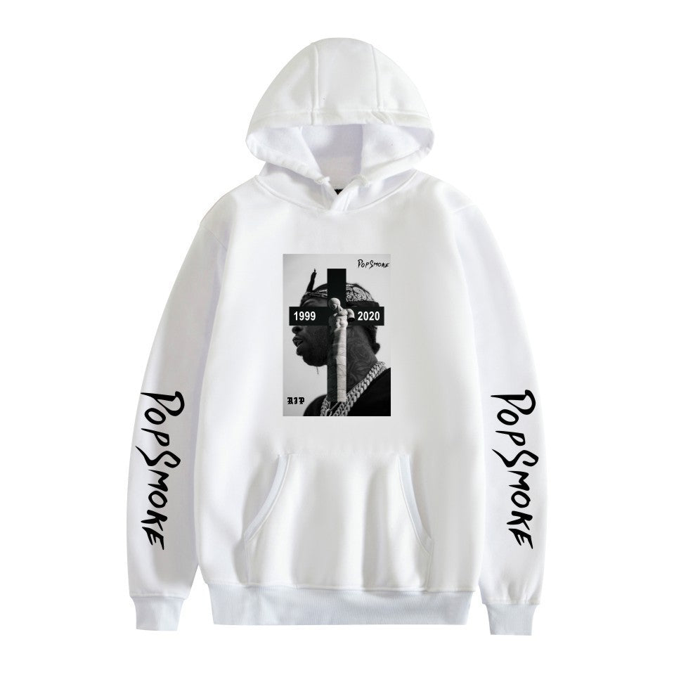 Pop Smoke Hoodies Rapper Print Loose
