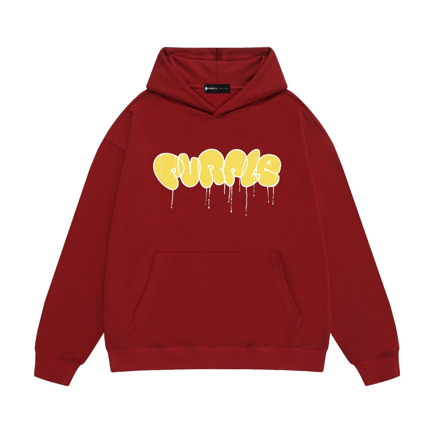 Purple Brand Hoodie Fashion Loose Hooded Sweater