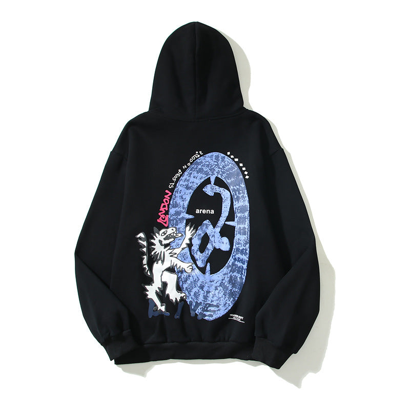 Kanye West Sunday Service Hoodie Ts 22fw怪兽涂鸦连帽卫衣