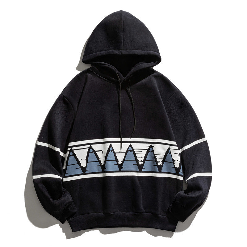 Men's Graphic Hoodies Men's Hooded Sweater Loose Casual