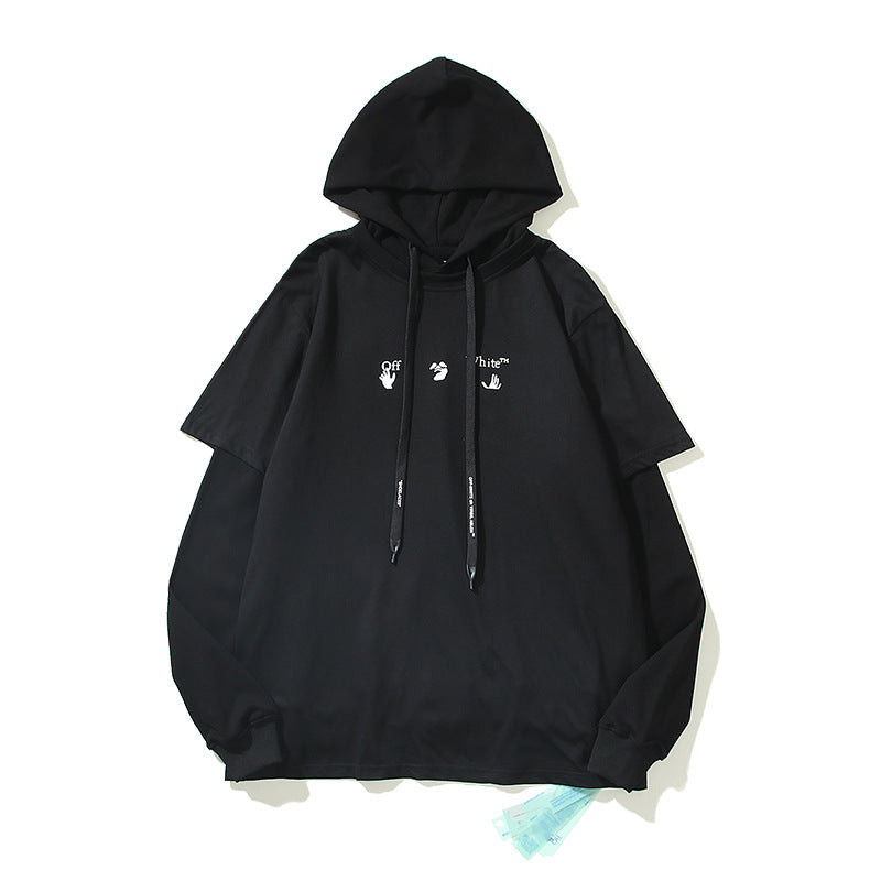 off White Hoodie Hoodie Sweater Ow Men's and Women's Loose Coat