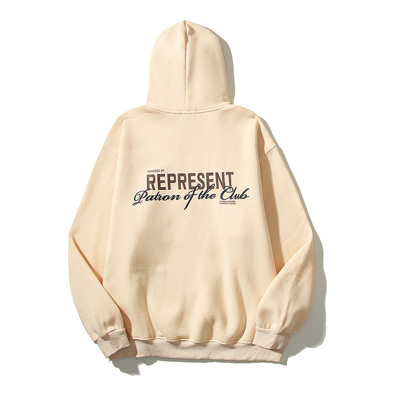 Kanye West Sunday Service Hoodie Present Logo Loose Casual Fleece Hoodie