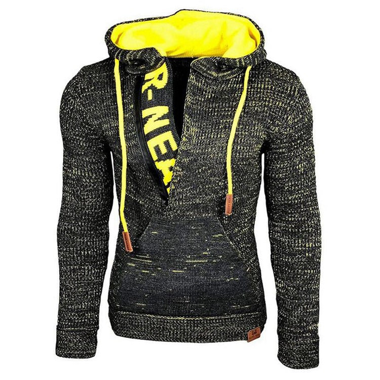 Baja Hoodie Sweater Hooded Pullover Long Sleeve Sweater