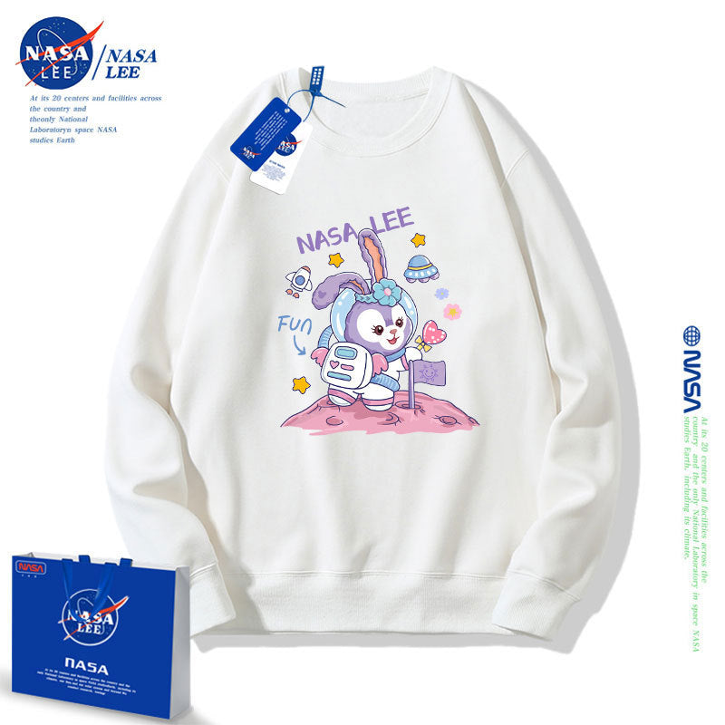 Nasa Children Hoodie Nasa Girls' Round Neck Sweater Autumn