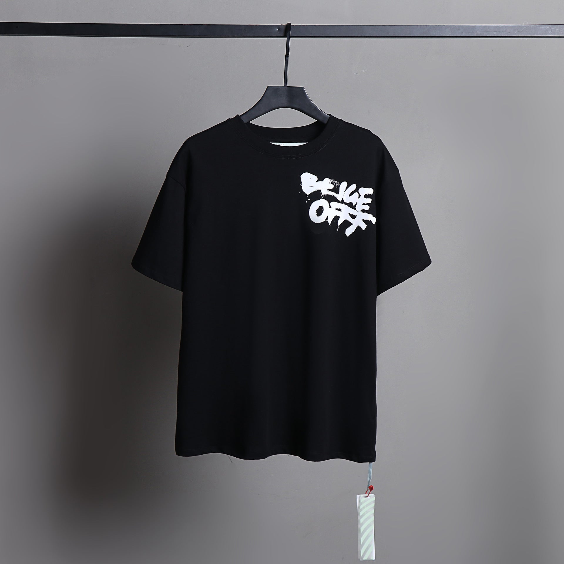 Ow T Shirts Printed Male and Female Trendy Brand Short Sleeve