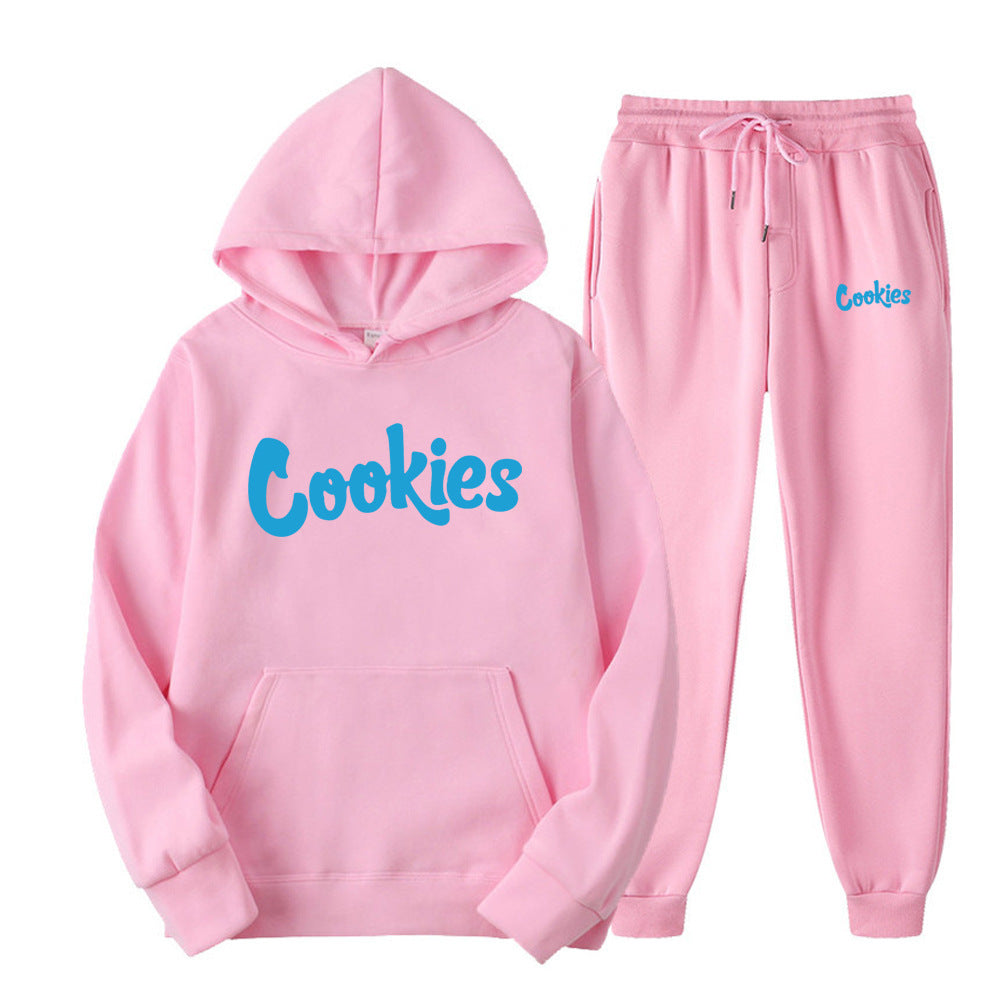 Cookies Hoodie Printed Pullover Suit