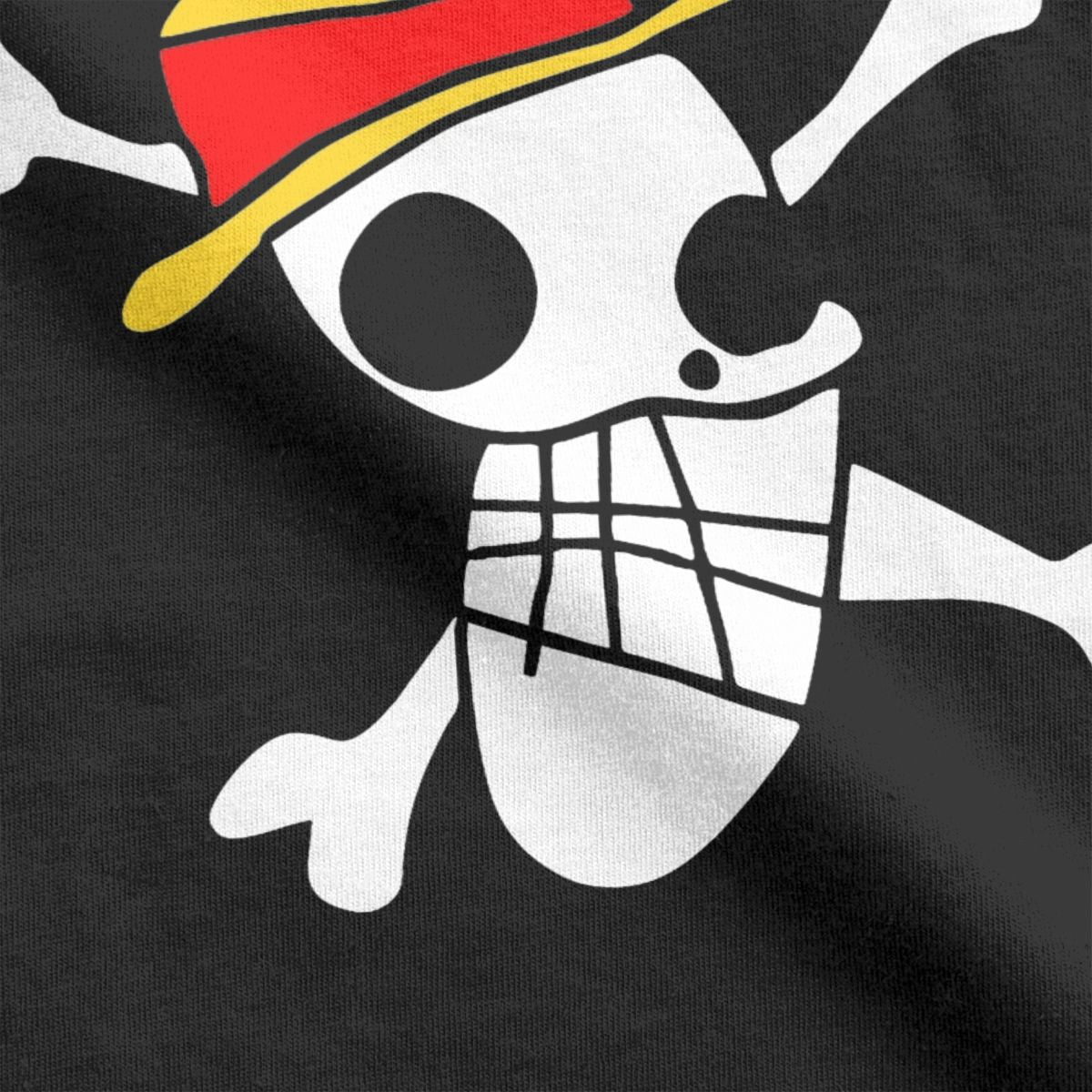 Men LUFFYS FLAG Ones Anime Pieces T Shirt  Cotton Clothing