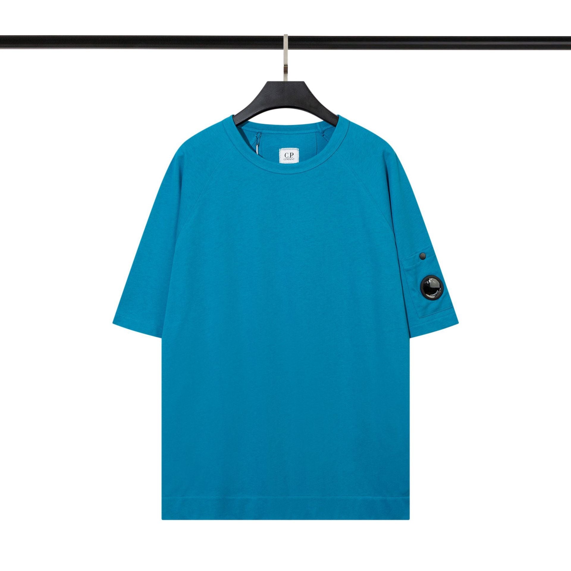 Cp Company T Shirts Men's Cotton Embroidered Casual Crew Neck