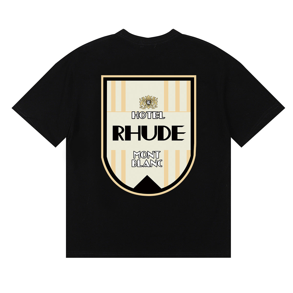 Rhude T Shirt Ski Theme Letter Print Short Sleeve T-Shirt